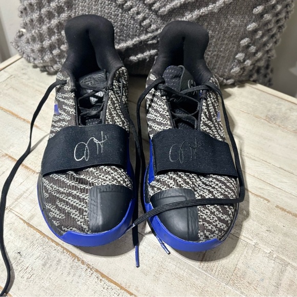 Adidas James Harden Vol. 3 Black Active Blue Tiger-Size: 10.5 - Picture 2 of 6